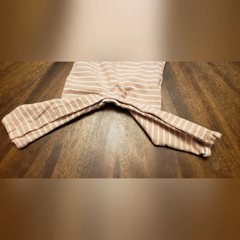 Organic Little Planet By Carter's Striped Sleeveless Baby Girl Romper Size 18m